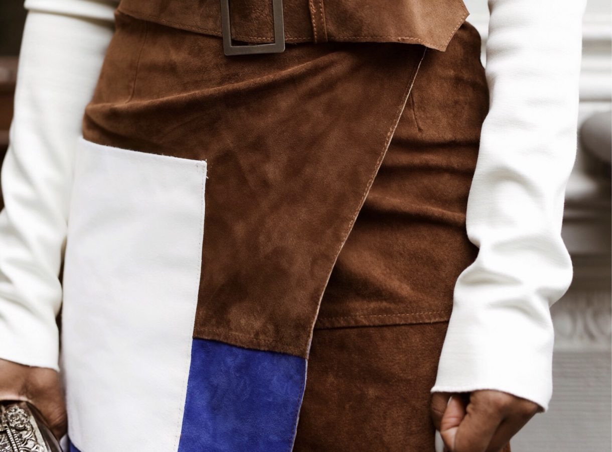 SUMMER FASHION: COLOR BLOCK SUEDE